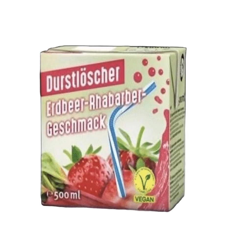 Durstlöscher Erdbeer-Rhabarber