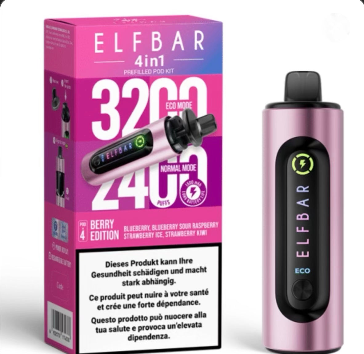 Elfbar 4in1 Berry Edition